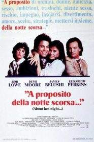 A proposito della notte scorsa… (1986)